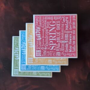 Spring Coaster, set of 4